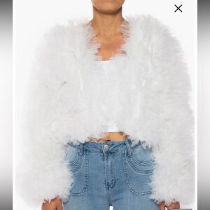AZALEA WANG Tulle Shrug